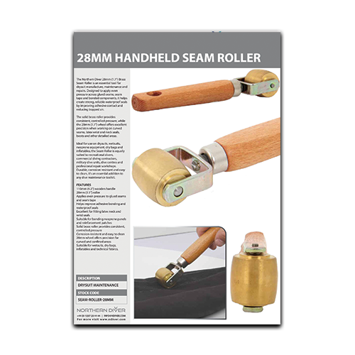 28mm Seam Roller Datasheet